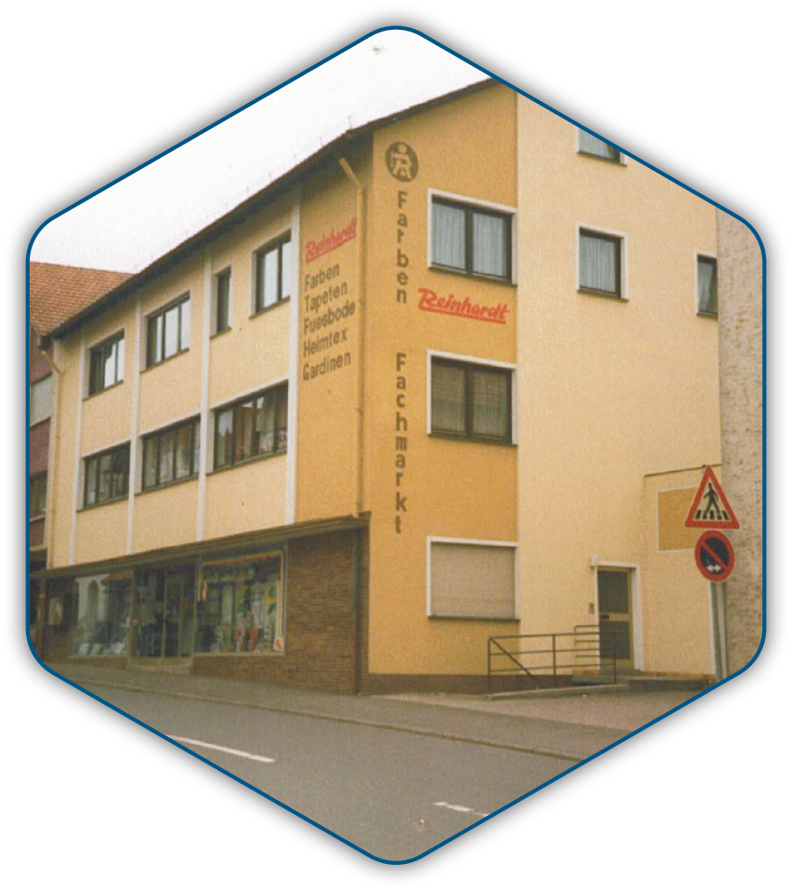 Historisches Bild des alten Geschäftshauses in Gemünden Wohra
