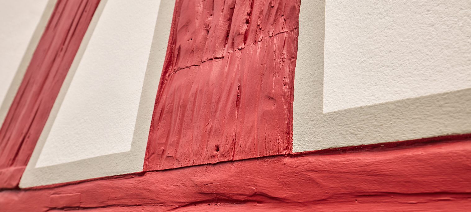 Detailbild eines Hessischen Holz-Fachwerks