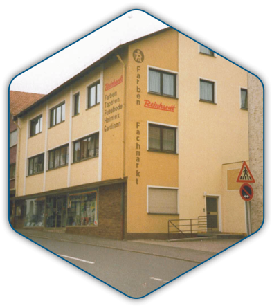 Historisches Bild des alten Geschäftshauses in Gemünden Wohra